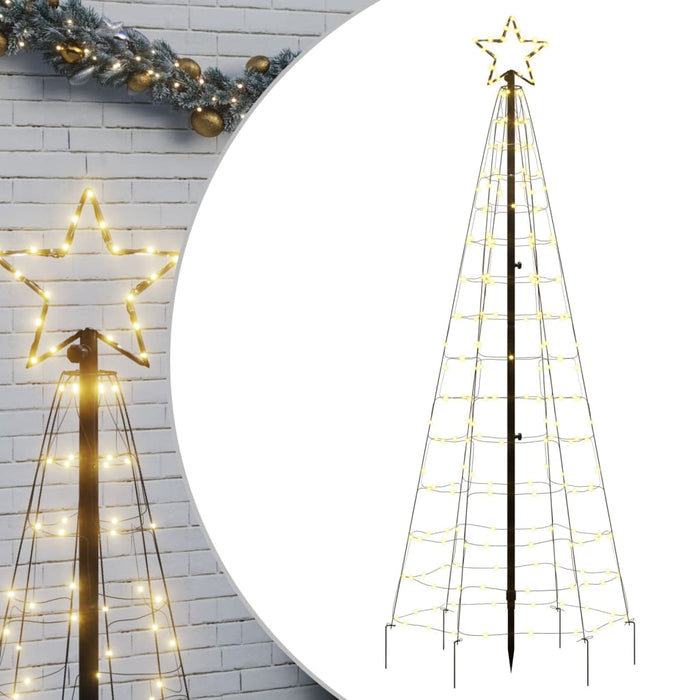 Christmas Tree Light With Spikes 220 Leds Warm White 180 Cm Tpnobb