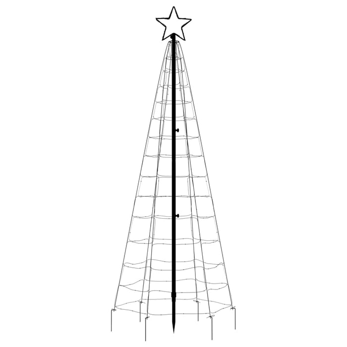 Christmas Tree Light With Spikes 220 Leds Warm White 180 Cm Tpnobb
