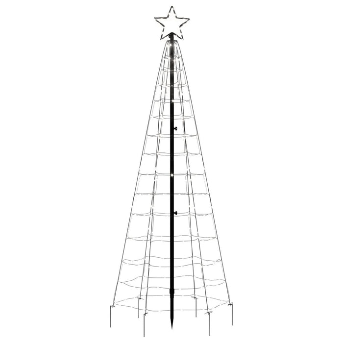Christmas Tree Light With Spikes 220 Leds Cold White 180 Cm Tpnobo