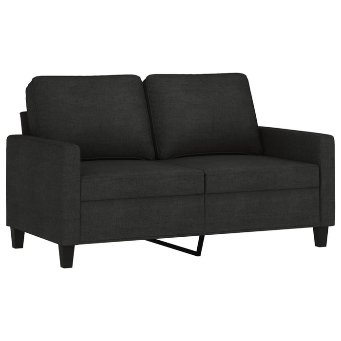3 Piece Sofa Set With Cushions Black Fabric Txboaix