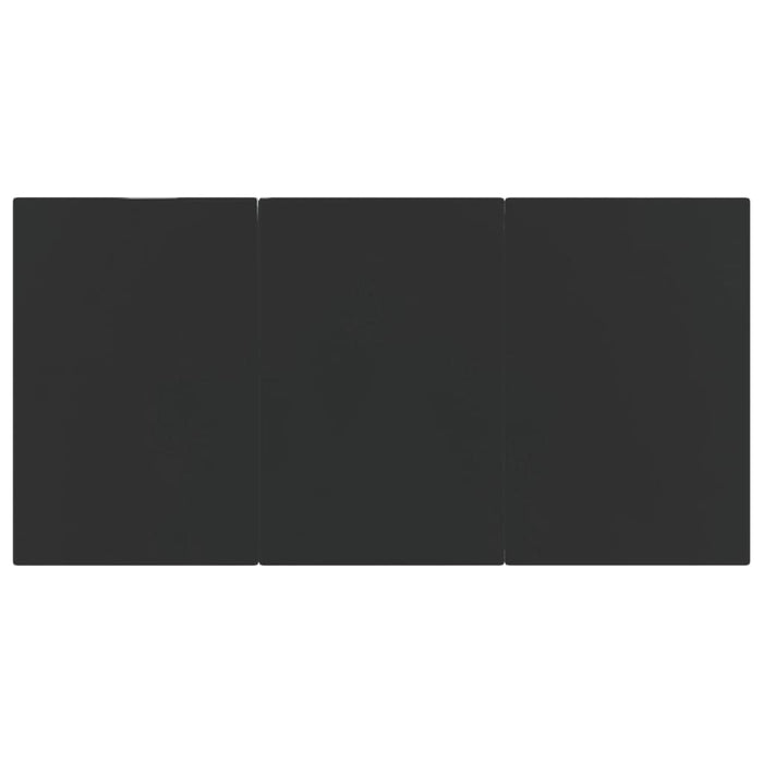 7 Piece Garden Dining Set Grey And Black Poly Rattan And Steel Txbtxko