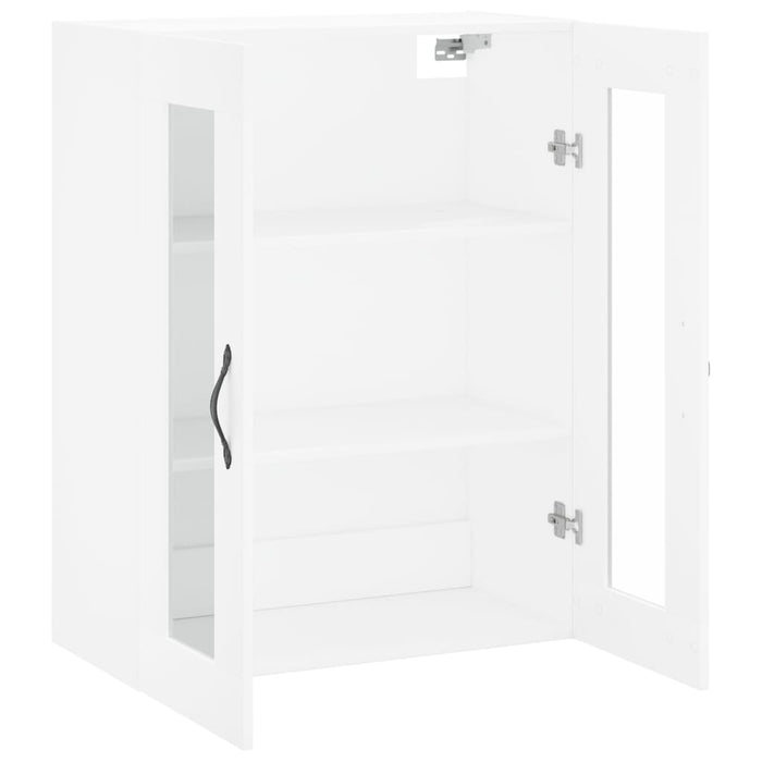 Wall Mounted Cabinet White 69.5X34X90 Cm Engineered Wood Ntaknl