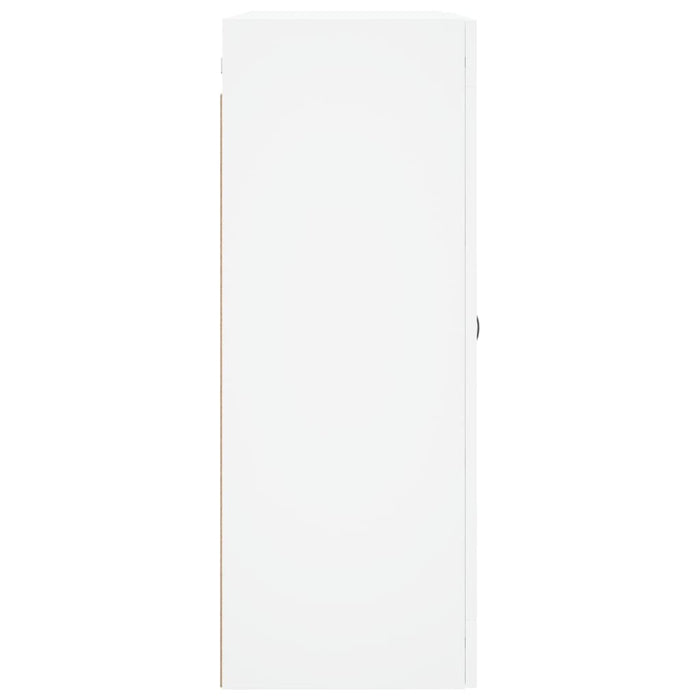 Wall Mounted Cabinet White 69.5X34X90 Cm Engineered Wood Ntaknl