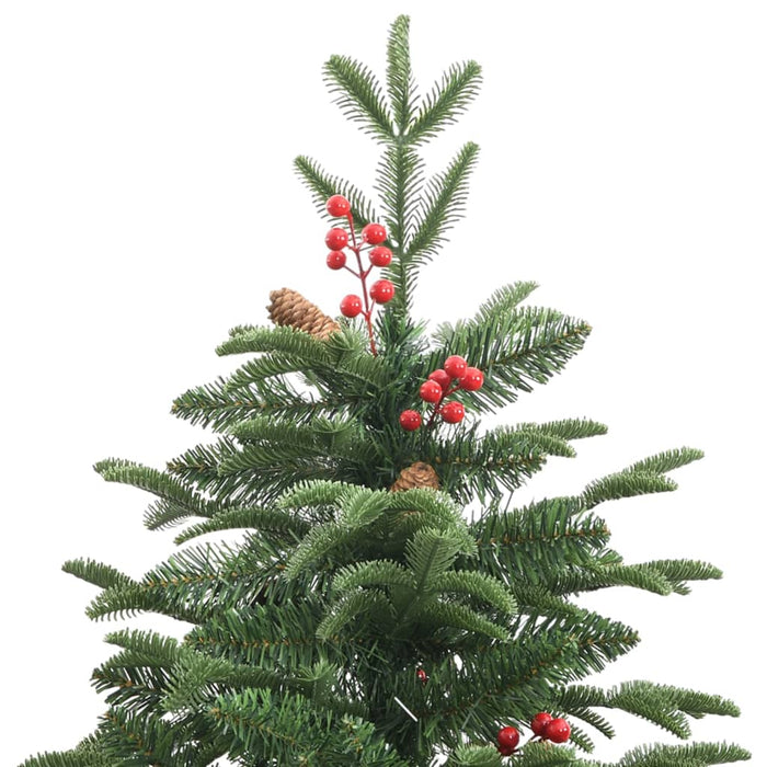 Artificial Hinged Christmas Tree With Cones And Berries 180 Cm Tpntil