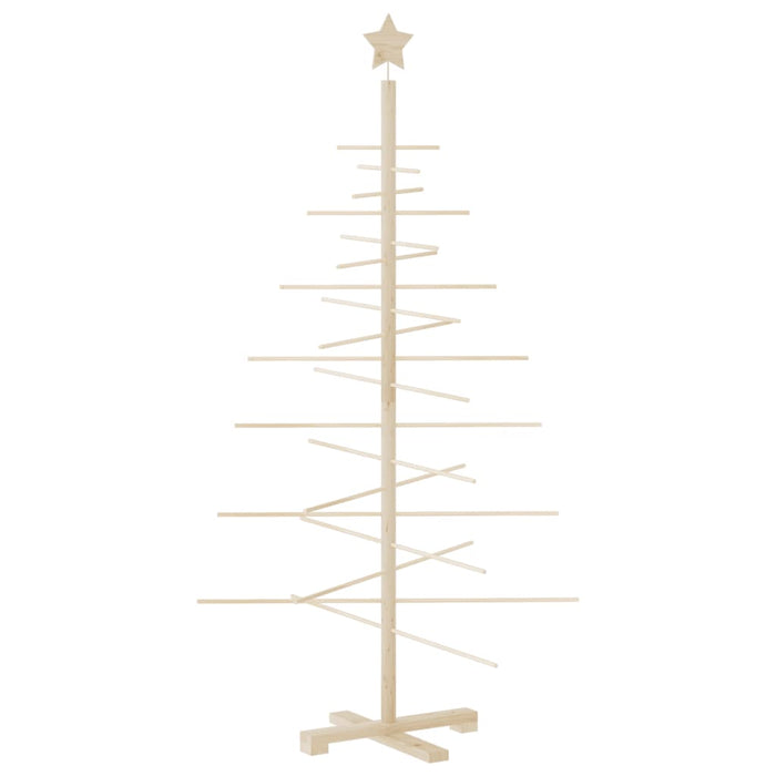 Wooden Christmas Tree For Decoration 150 Cm Solid Wood Pine Tpikkb