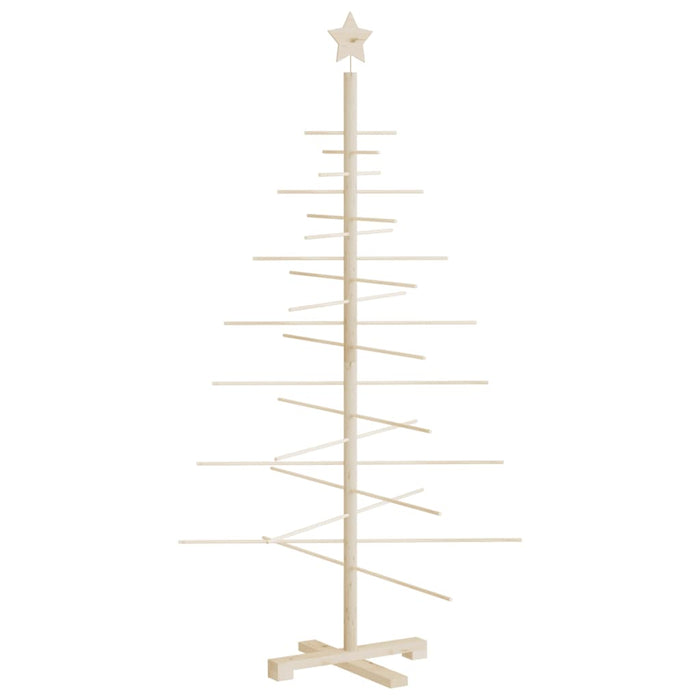 Wooden Christmas Tree For Decoration 150 Cm Solid Wood Pine Tpikkb
