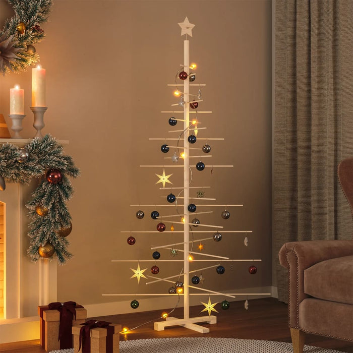 Wooden Christmas Tree For Decoration 180 Cm Solid Wood Pine Tpikko