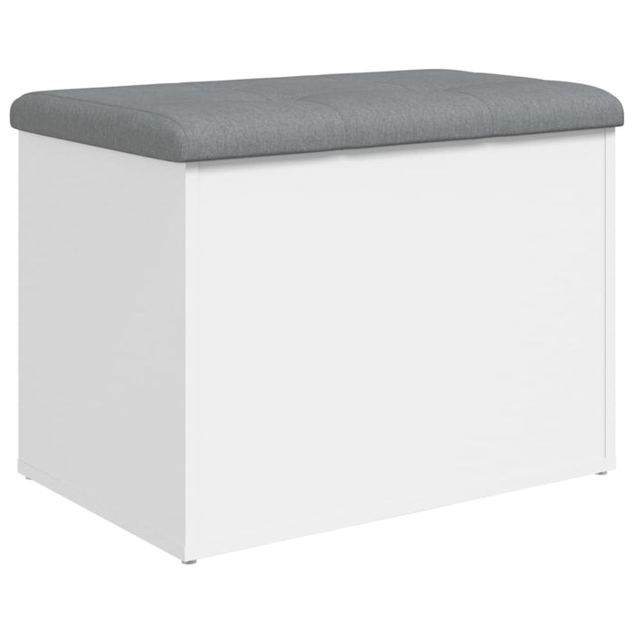 Storage Bench White 62X42X45 Cm Engineered Wood Ntpbab