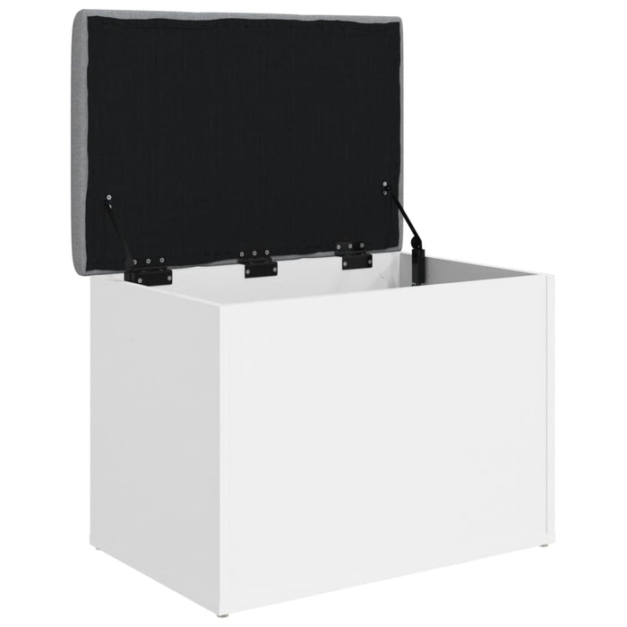 Storage Bench White 62X42X45 Cm Engineered Wood Ntpbab
