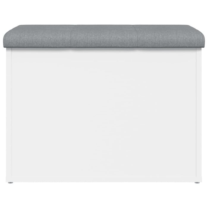 Storage Bench White 62X42X45 Cm Engineered Wood Ntpbab