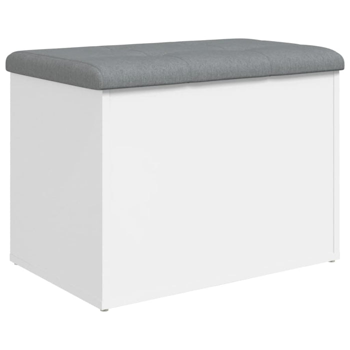 Storage Bench White 62X42X45 Cm Engineered Wood Ntpbab