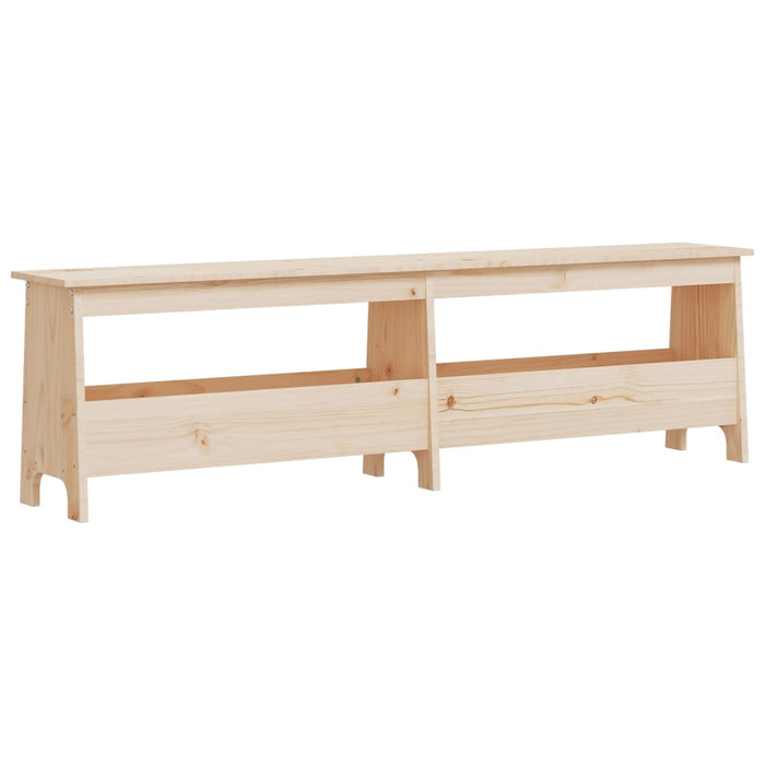 Hall Bench 160X28X45 Cm Solid Wood Pine Ntitik