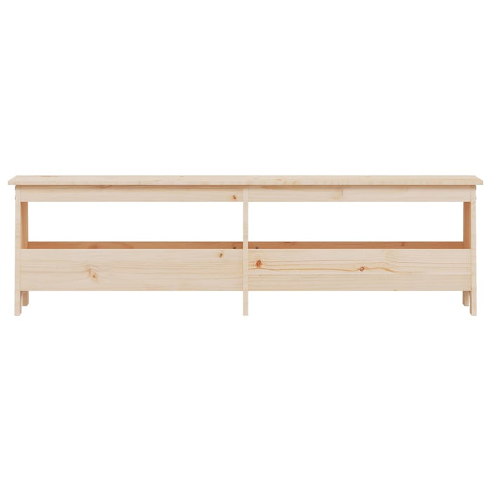 Hall Bench 160X28X45 Cm Solid Wood Pine Ntitik