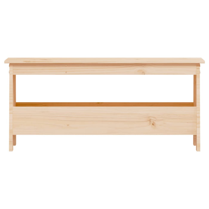 Hall Bench 100X28X45 Cm Solid Wood Pine Ntitnx