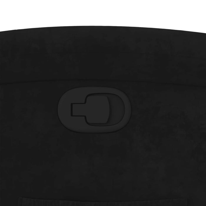 Recliner Chair Black Velvet Tionbt