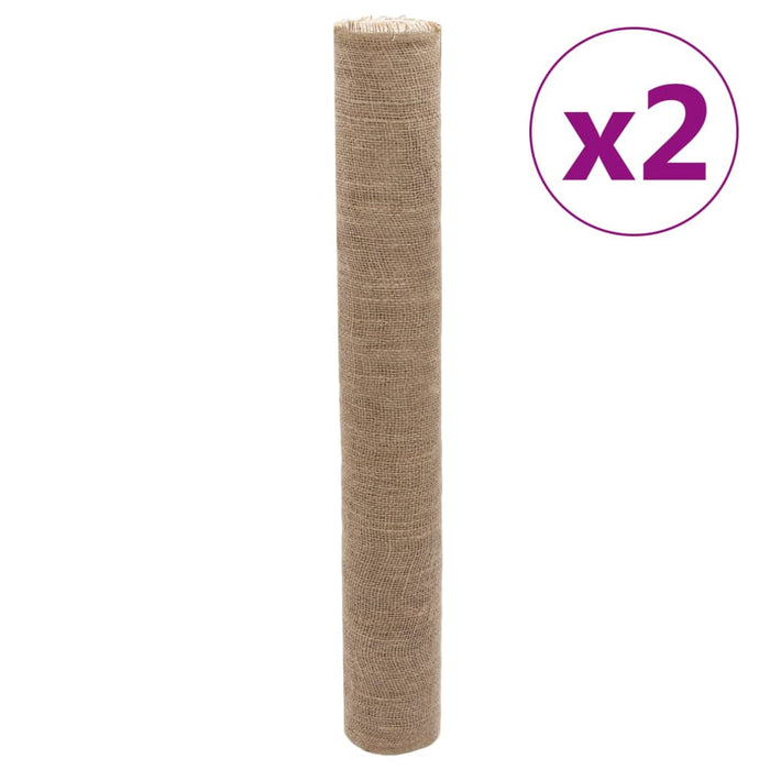 Jute Rolls 2 Pcs 1X50 M 100% Jute 200 Gsm Txblpax