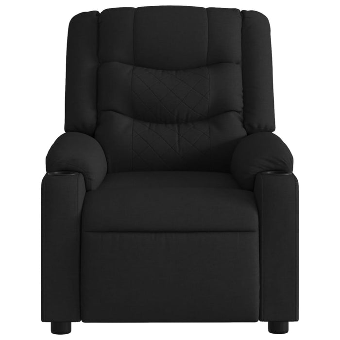 Massage Recliner Chair Black Fabric Txblnkt