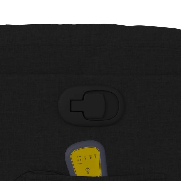 Massage Recliner Chair Black Fabric Txblnkt