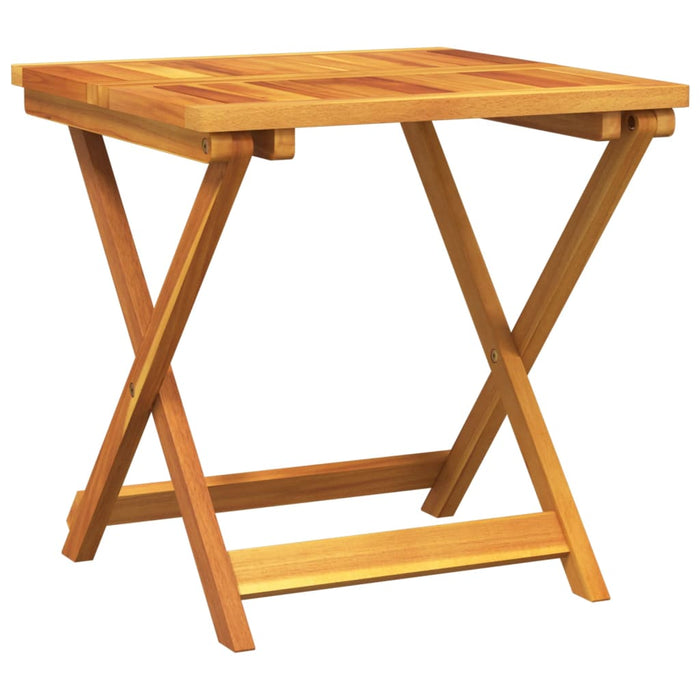 Folding Garden Table 50X50X50 Cm Solid Wood Acacia Tlankt