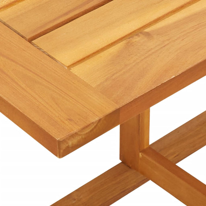 Folding Balcony Table 90X60X72 Cm Solid Wood Acacia Tlanki