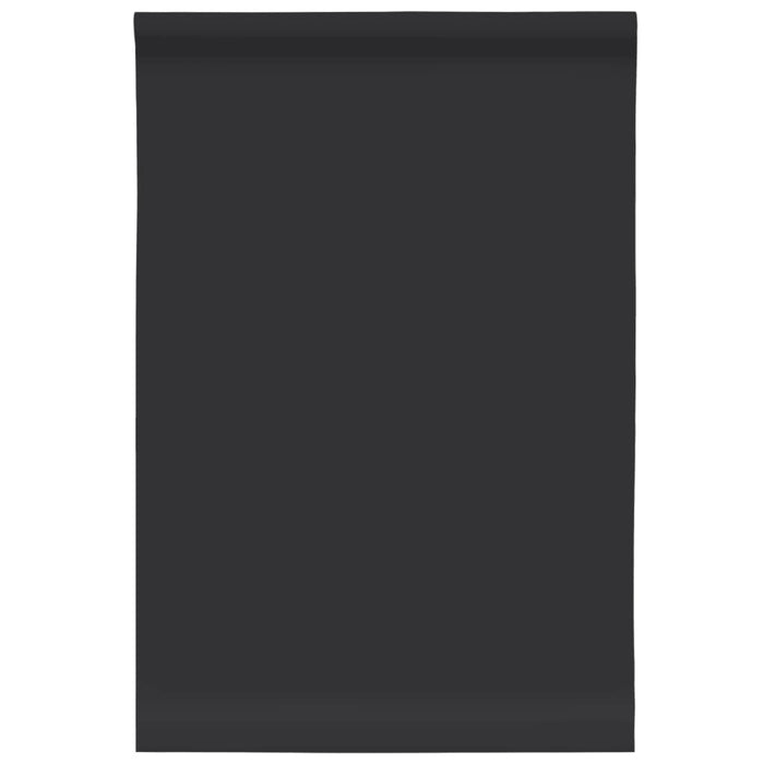 Furniture Sticker Self-Adhesive Matte Black 90X500 Cm Pvc Oppiix