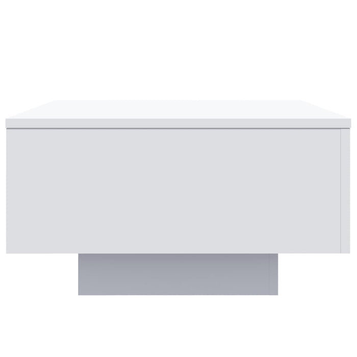 Coffee Table White 55X55X31 Cm Engineered Wood Ntlpli