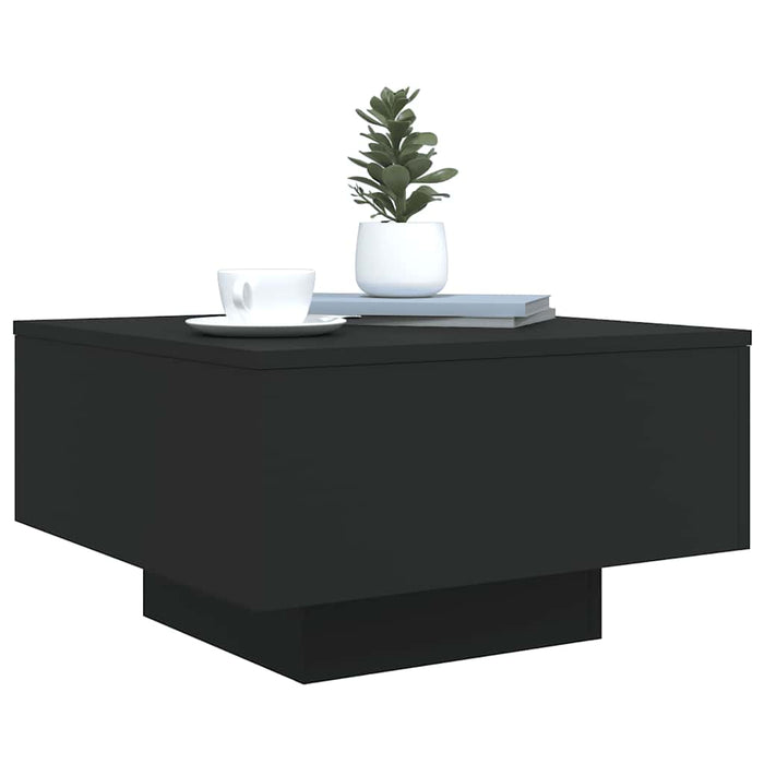 Coffee Table Black 55X55X31 Cm Engineered Wood Ntlpln