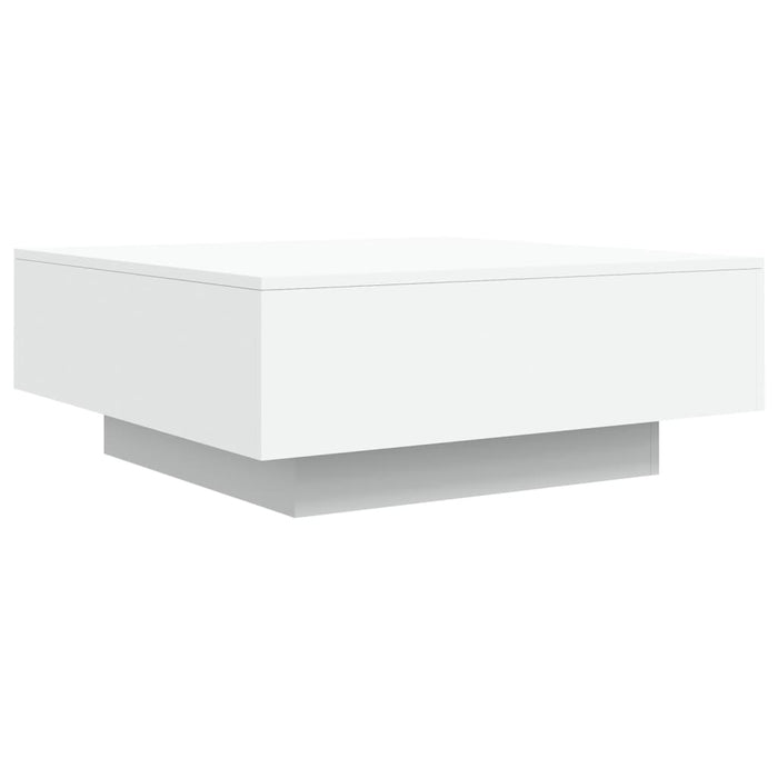 Coffee Table White 80X80X31 Cm Engineered Wood Ntlpno