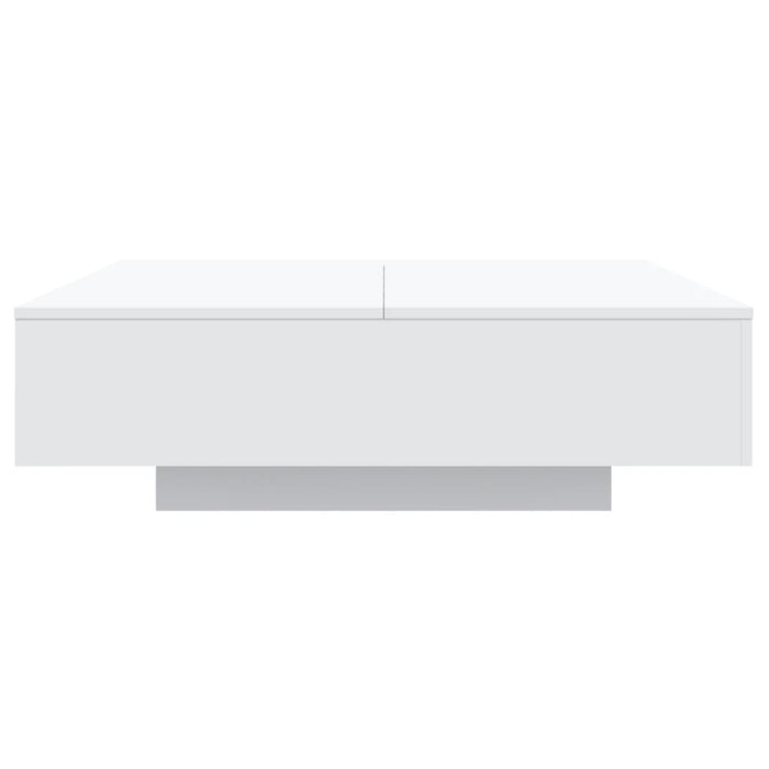 Coffee Table White 100X100X31 Cm Engineered Wood Ntlpkp