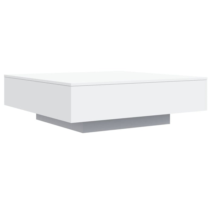 Coffee Table White 100X100X31 Cm Engineered Wood Ntlpkp