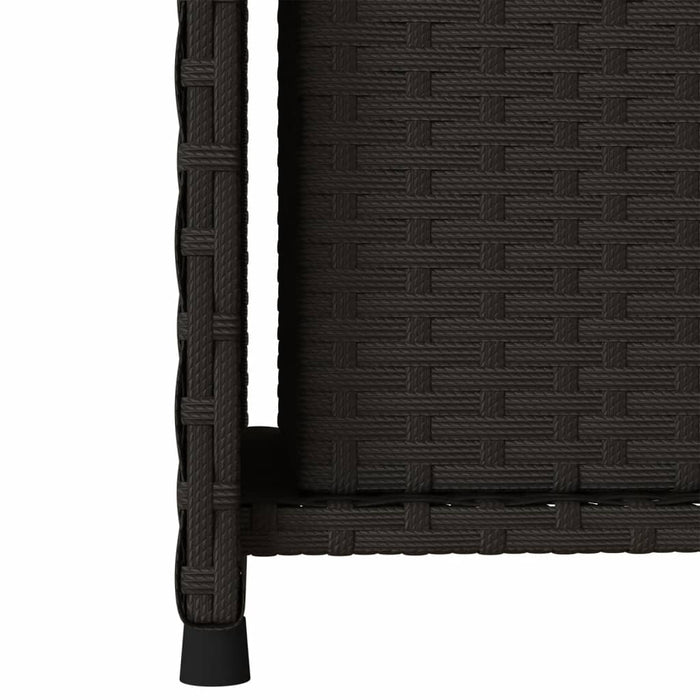 Garden Storage Cabinet Black 50X55X115 Cm Poly Rattan Tlppai