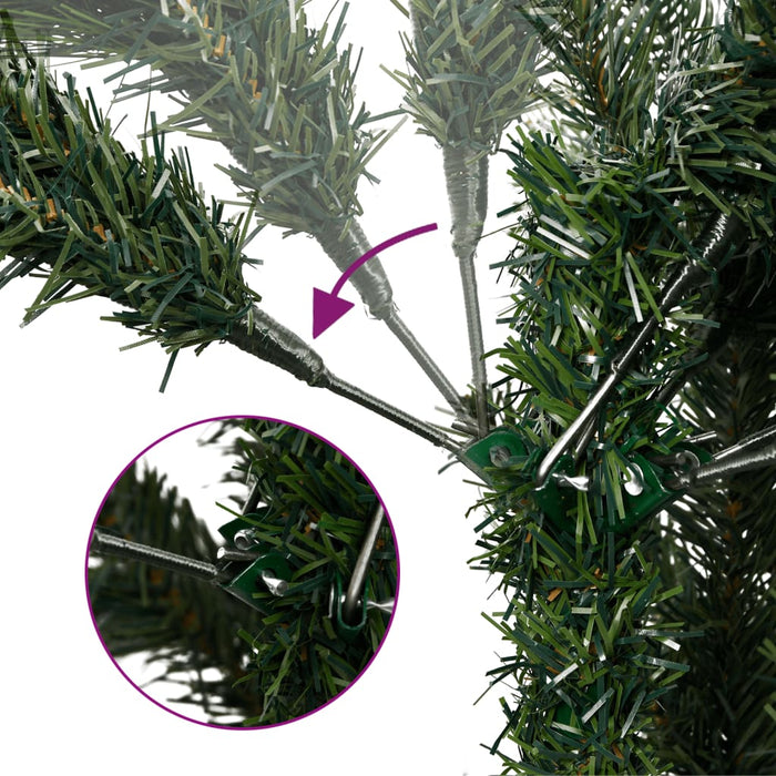 Artificial Hinged Christmas Tree 150 Leds 120 Cm Txobaai