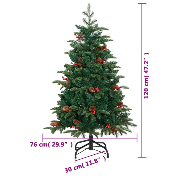 Artificial Hinged Christmas Tree 150 Leds 120 Cm Txobaai