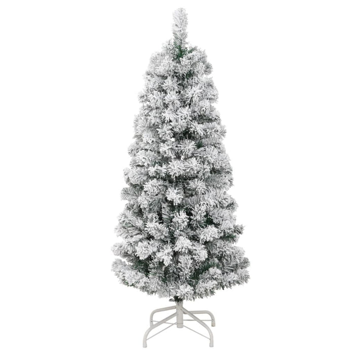 Artificial Hinged Christmas Tree 150 Leds & Flocked Snow 150 Cm Txobapb