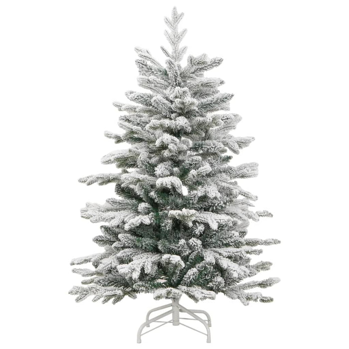 Artificial Hinged Christmas Tree 150 Leds & Flocked Snow 150 Cm Txobapx