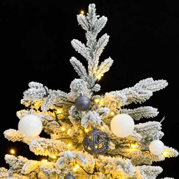 Artificial Hinged Christmas Tree With 150 Leds & Ball Set 150 Cm Txobaib