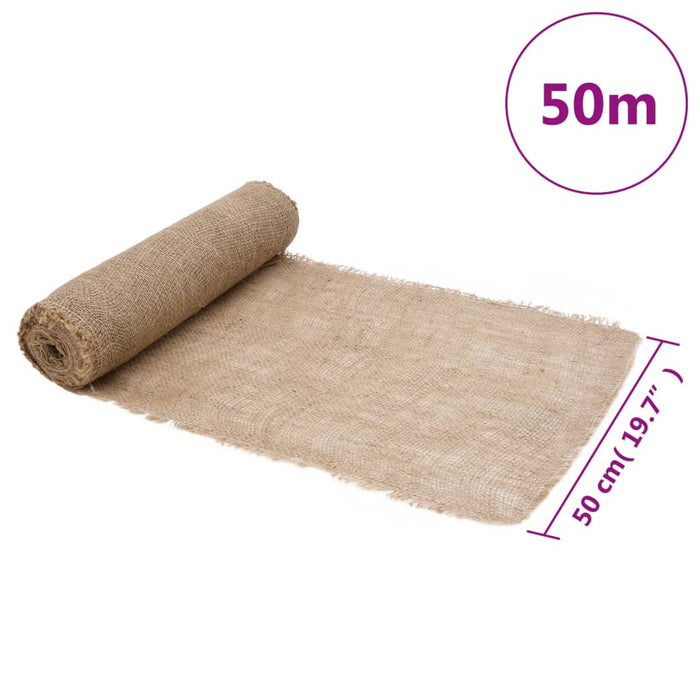 Jute Roll 0.5X50 M 100% Jute 200 Gsm Oppikk