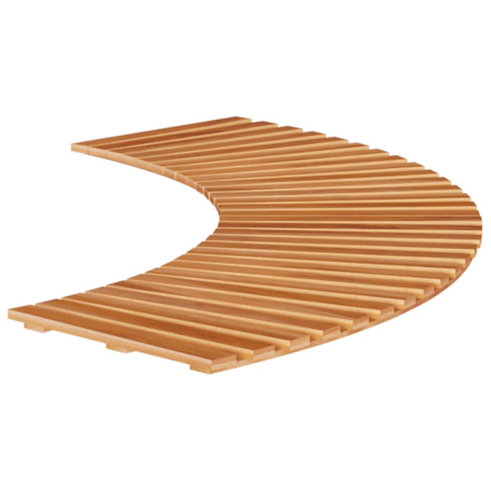 Hot Tub Steps 2 Pcs Solid Wood Acacia Tlplol