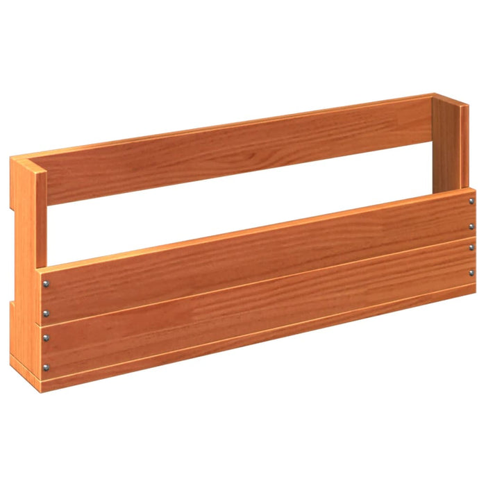 Wall-Mounted Shoe Racks 2 Pcs Wax Brown 59X8.5X23.5 Cm Solid Wood Pine Naaank