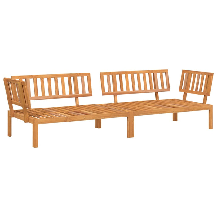 Garden Pallet Corner Sofas 2 Pcs Solid Wood Acacia Txbkatx