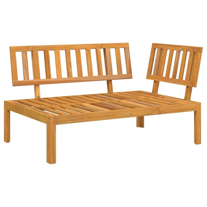 Garden Pallet Corner Sofa Solid Wood Acacia Tlpnaa