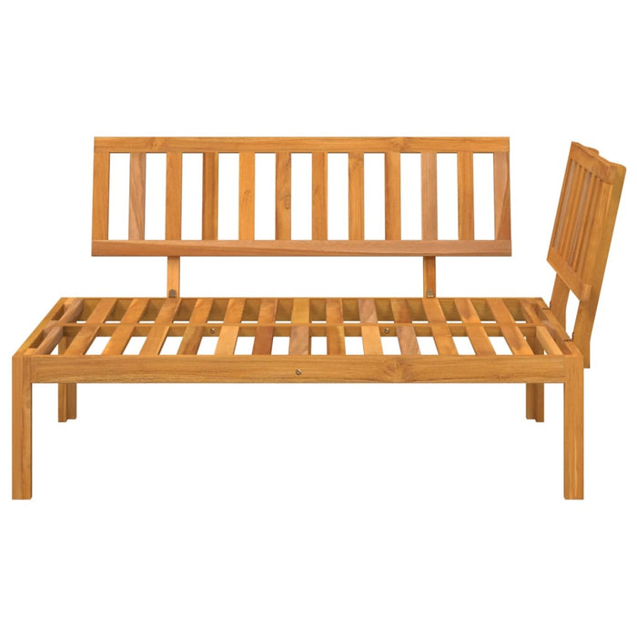 Garden Pallet Corner Sofa Solid Wood Acacia Tlpnaa