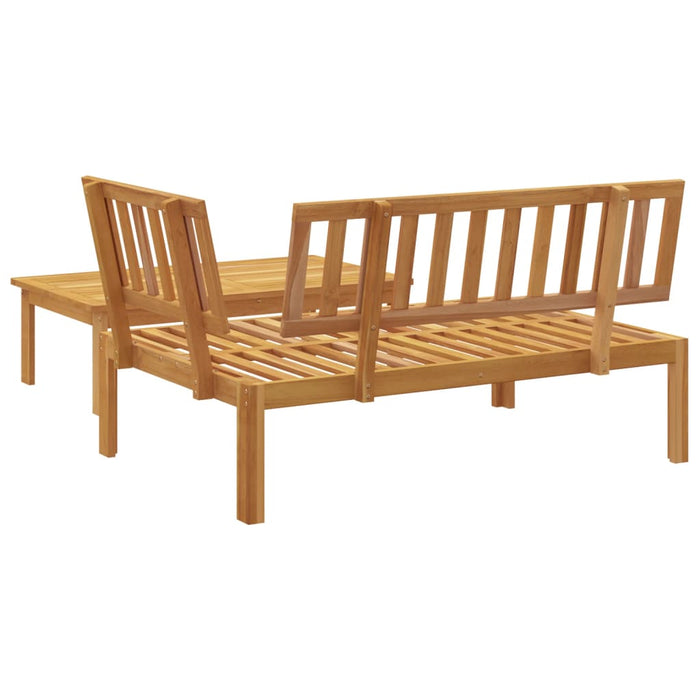 Garden Pallet Sofa Set 2 Piece Solid Wood Acacia Tlpnan