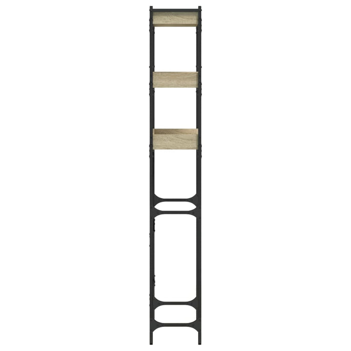 Washing Machine Shelf Sonoma Oak 67X25X163 Cm Engineered Wood Ntnkik