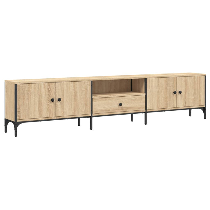 Tv Cabinet With Drawer Sonoma Oak 200X25X44 Cm Engineered Wood Ntnknk