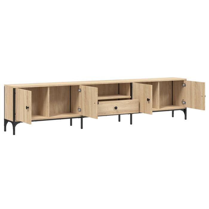 Tv Cabinet With Drawer Sonoma Oak 200X25X44 Cm Engineered Wood Ntnknk