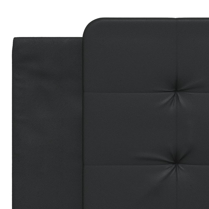 King Size Headboard Cushion Black 183 Cm Faux Leather Txbiiox