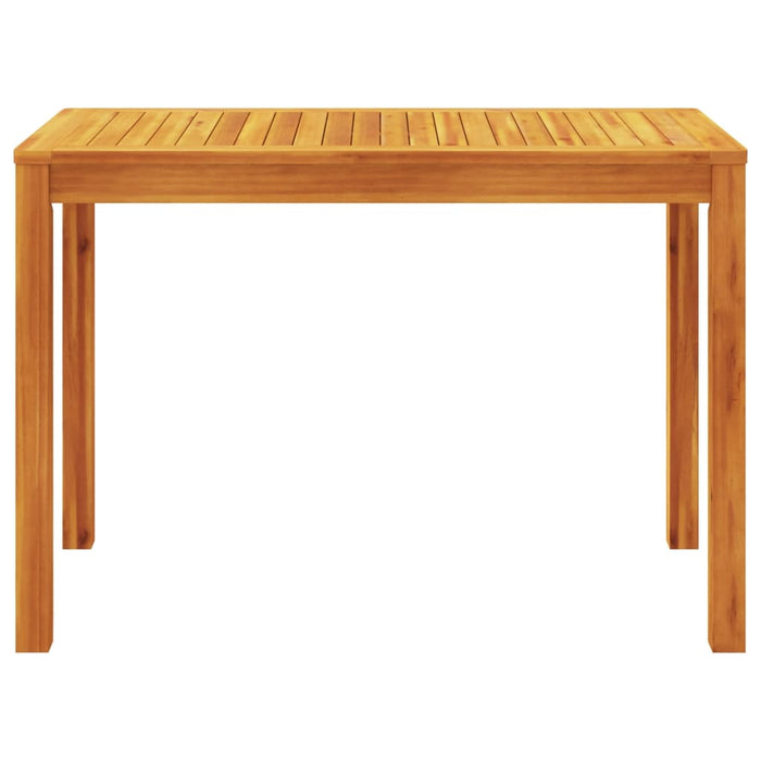 Garden Dining Table 110X55X75 Cm Solid Wood Acacia Tlltln