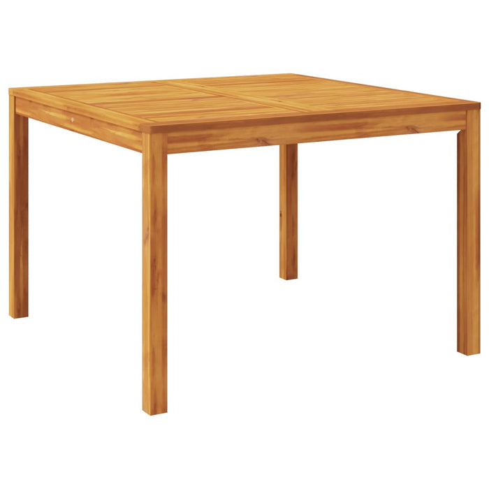 Garden Dining Table 110X110X75 Cm Solid Wood Acacia Tlltlk