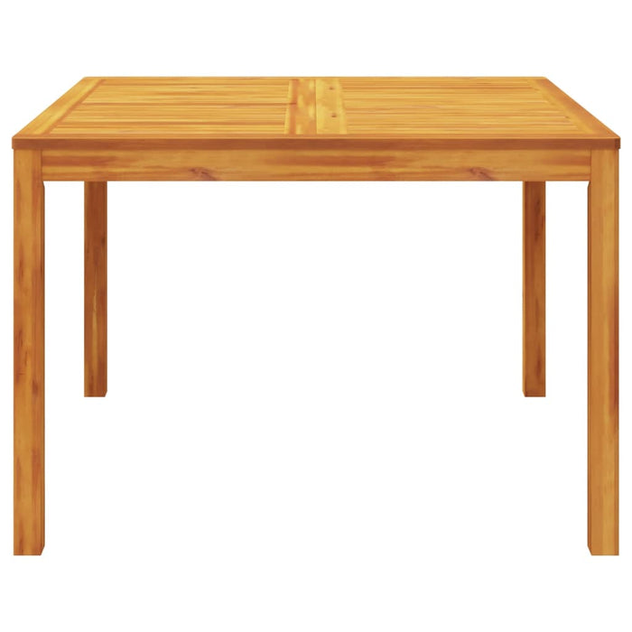 Garden Dining Table 110X110X75 Cm Solid Wood Acacia Tlltlk